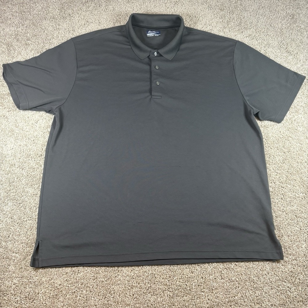 Ben Hogan Performance Polo Shirt 3XL Gray Short Sleeve Recycled Polyester Golf